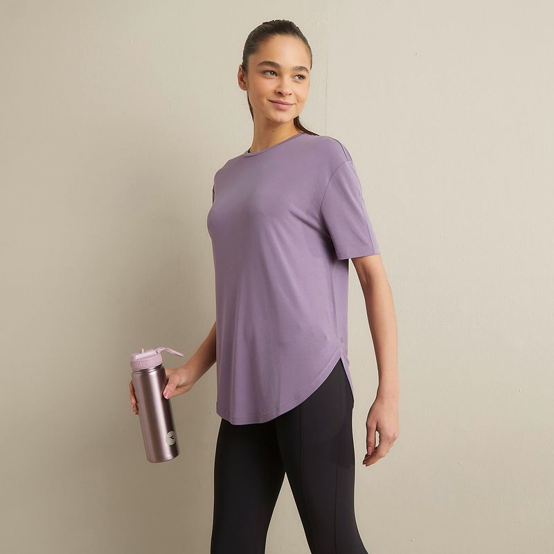 DIADORA - Camiseta deportiva Mujer DIADORA Manga corta Yoga