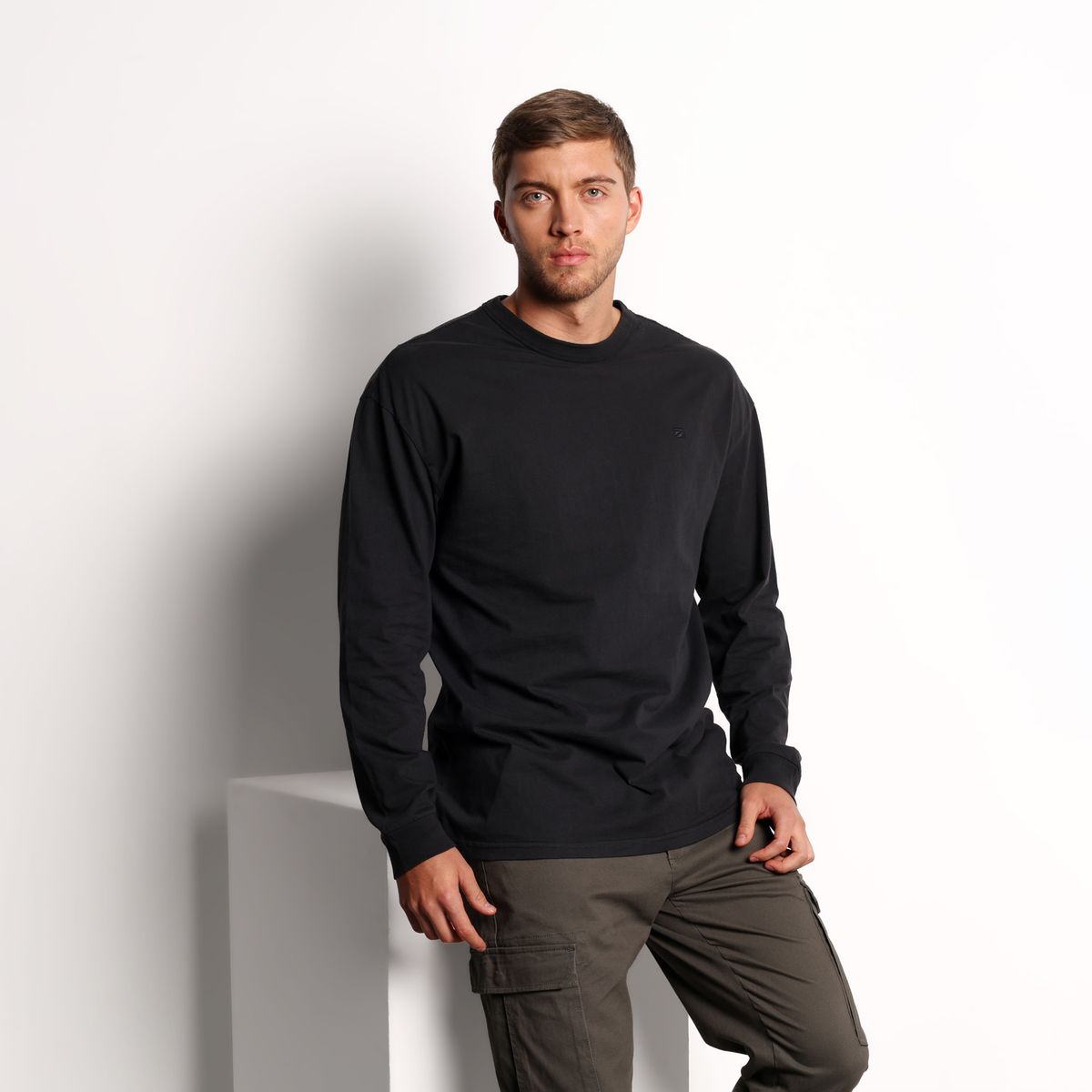 DENIMLAB - Camiseta Hombre Manga larga Denimlab