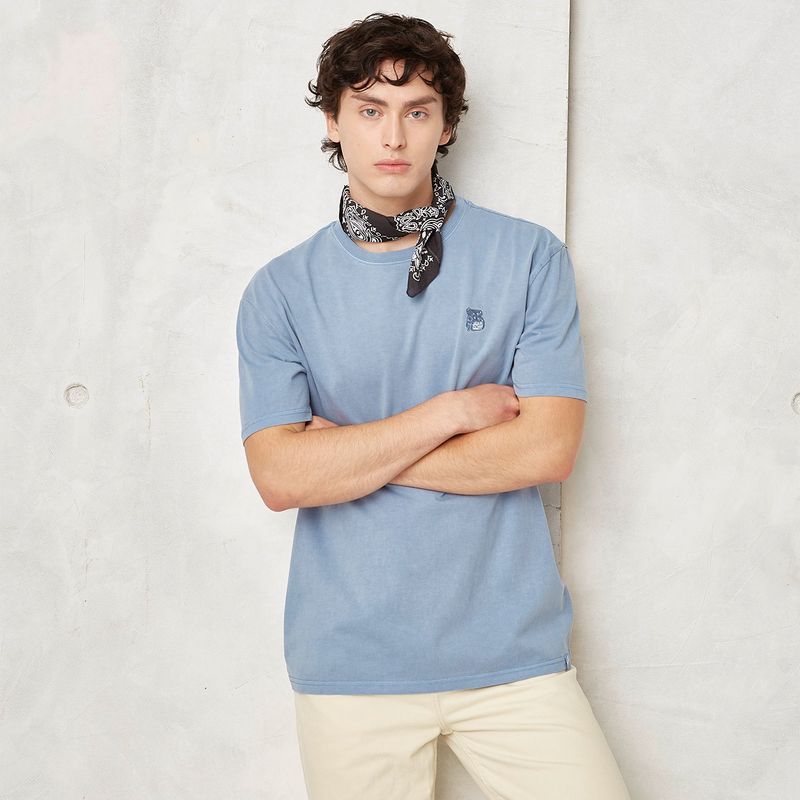 BEARCLIFF - Camiseta Hombre Manga corta de Algodón Bearcliff