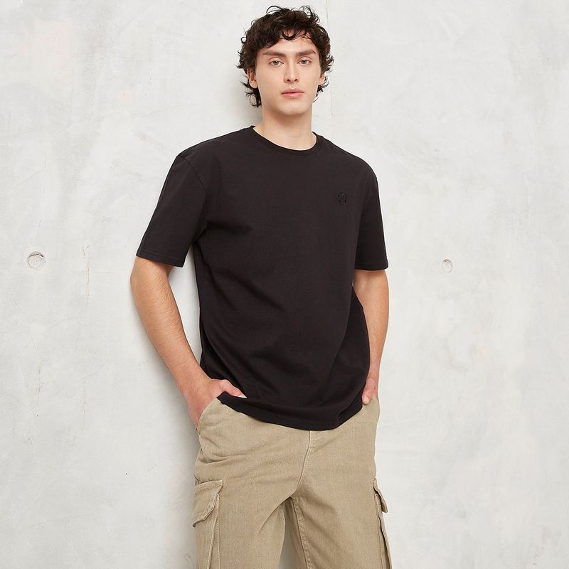 BEARCLIFF - Camiseta Hombre Manga corta de Algodón Bearcliff