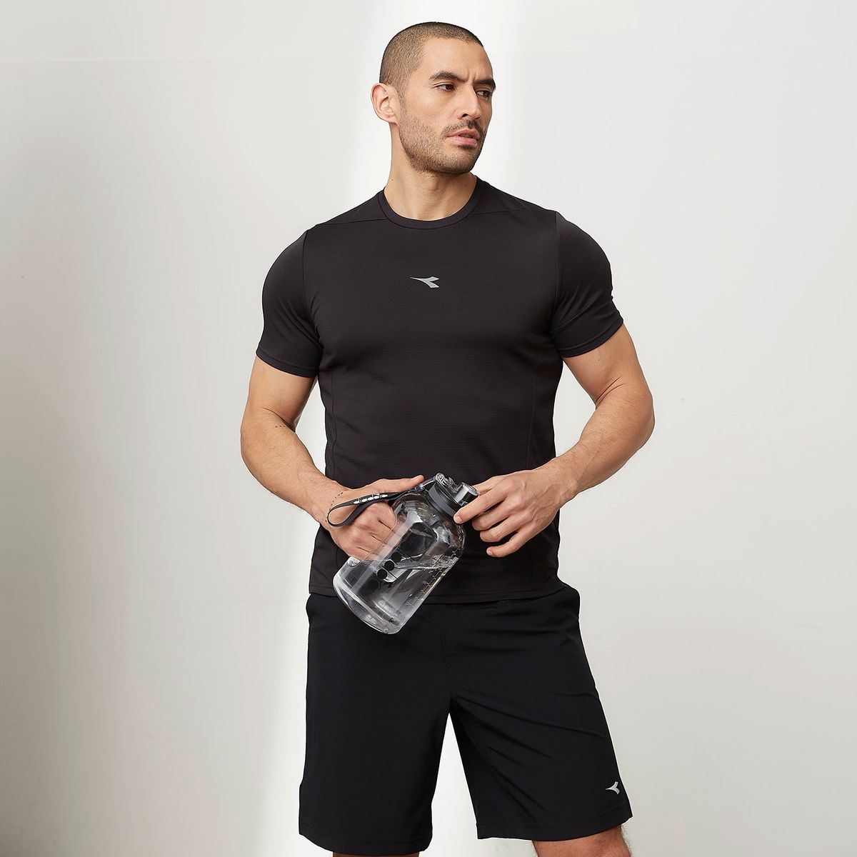 DIADORA - Camiseta Diadora Manga corta Gimnasio y ejercicio 