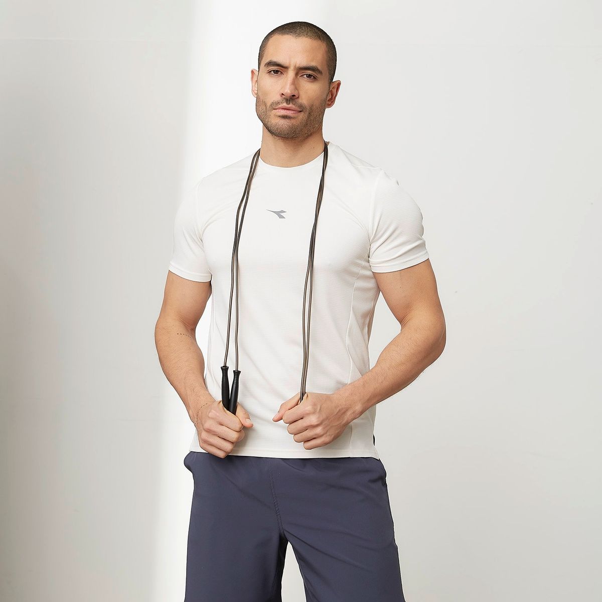 DIADORA - Camiseta Diadora Manga corta Gimnasio y ejercicio 