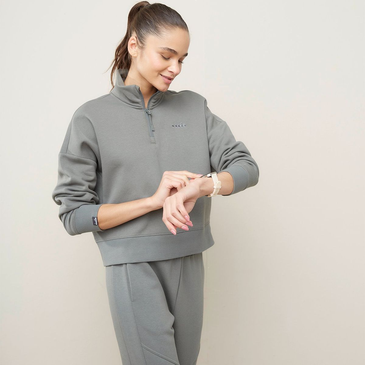 DIADORA - Buzo Deportivo Mujer LifeStyle Diadora