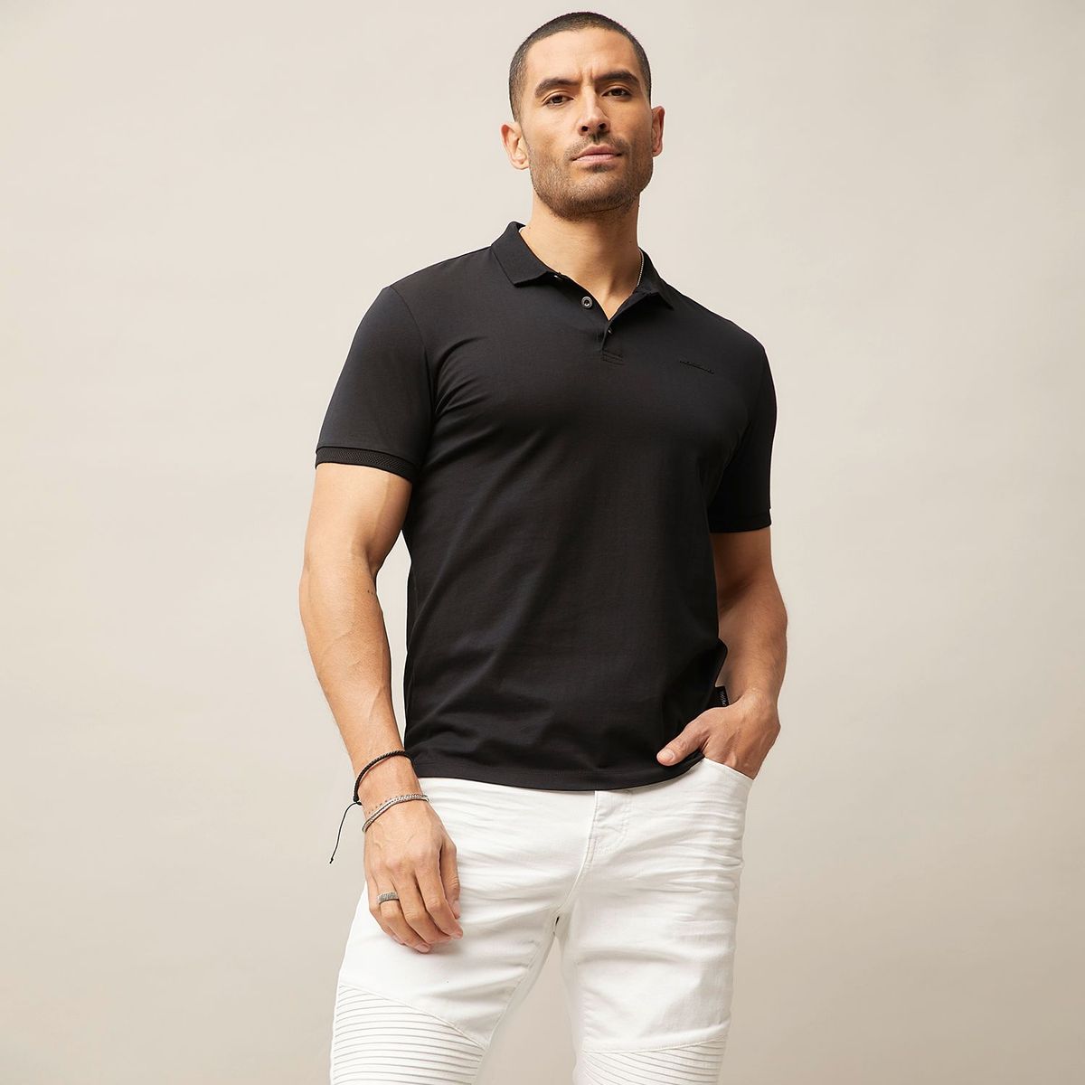 MOSSIMO - Camiseta polo Hombre de Algodón Mossimo