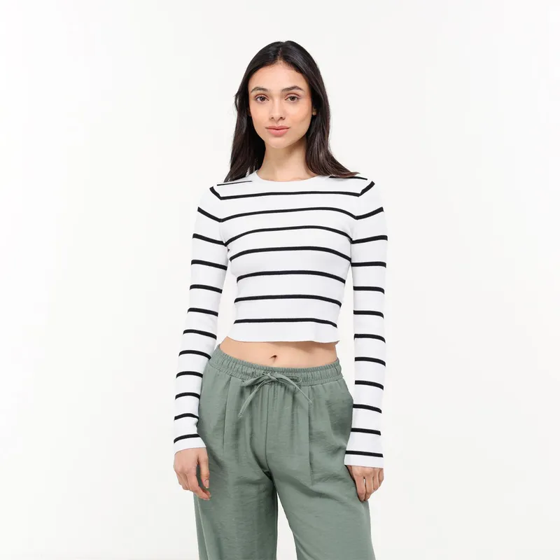 SYBILLA - Saco Mujer de Rayas Slim fit Sybilla