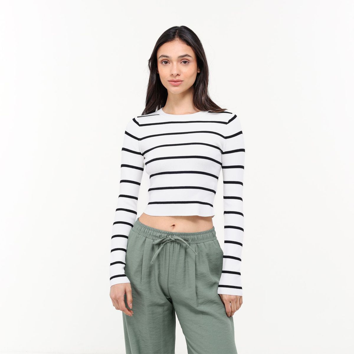 SYBILLA - Saco Mujer de Rayas Slim fit Sybilla