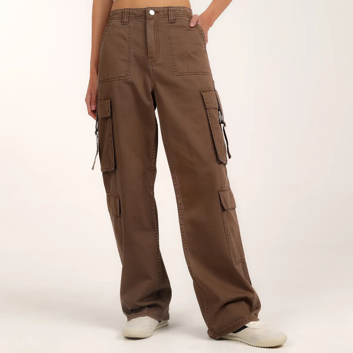 SYBILLA - Jean Cargo Mujer Tiro medio Sybilla