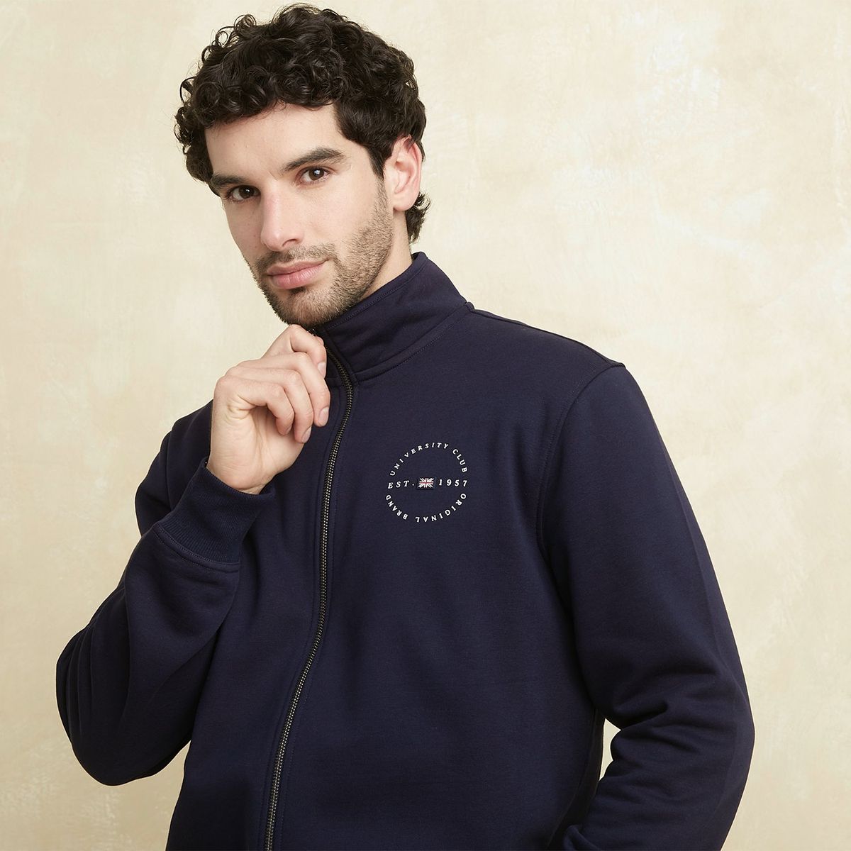 UNIVERSITY CLUB - Saco Hombre con Estampado de Algodón UNIVERSITY CLUB