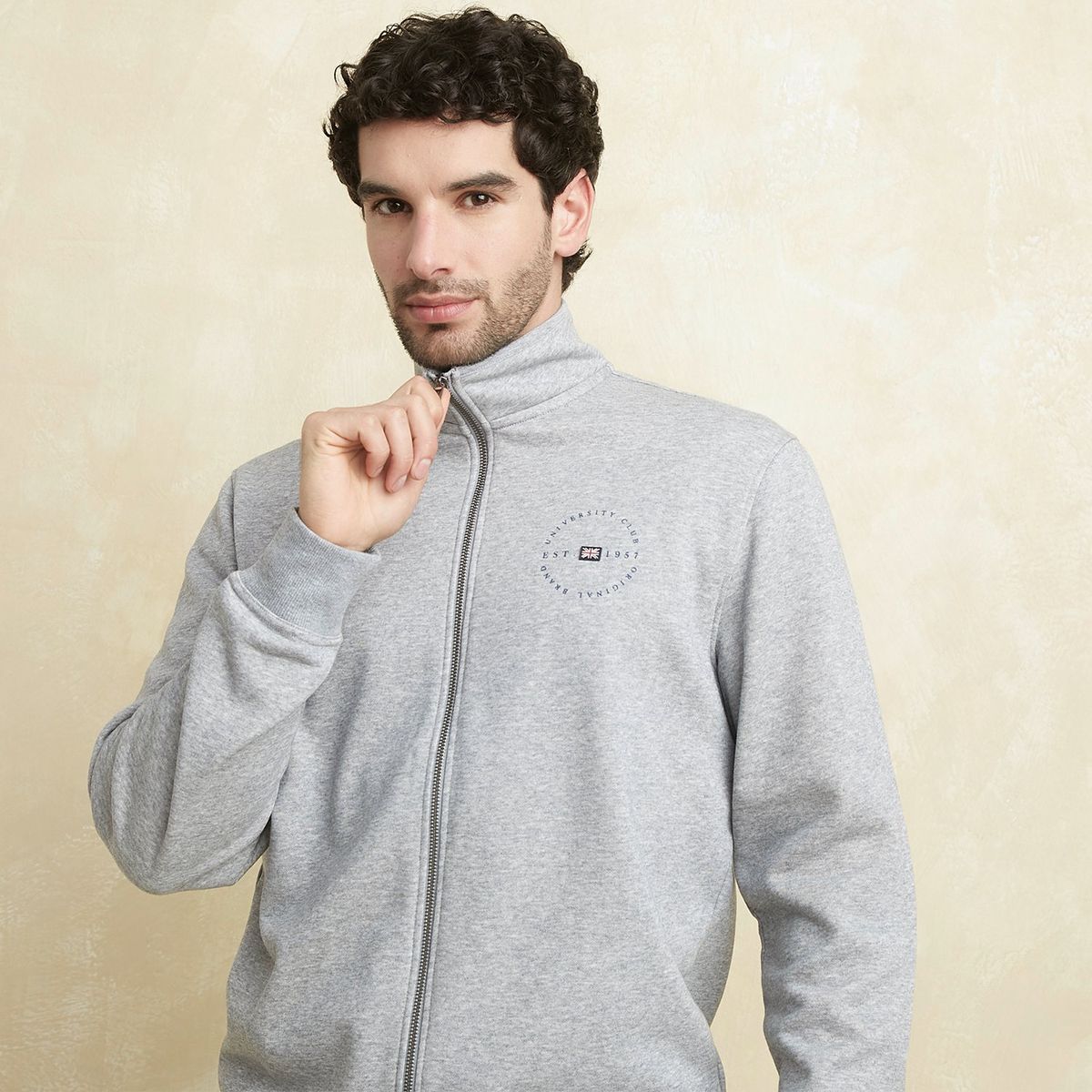 UNIVERSITY CLUB - Saco Hombre con Estampado de Algodón UNIVERSITY CLUB