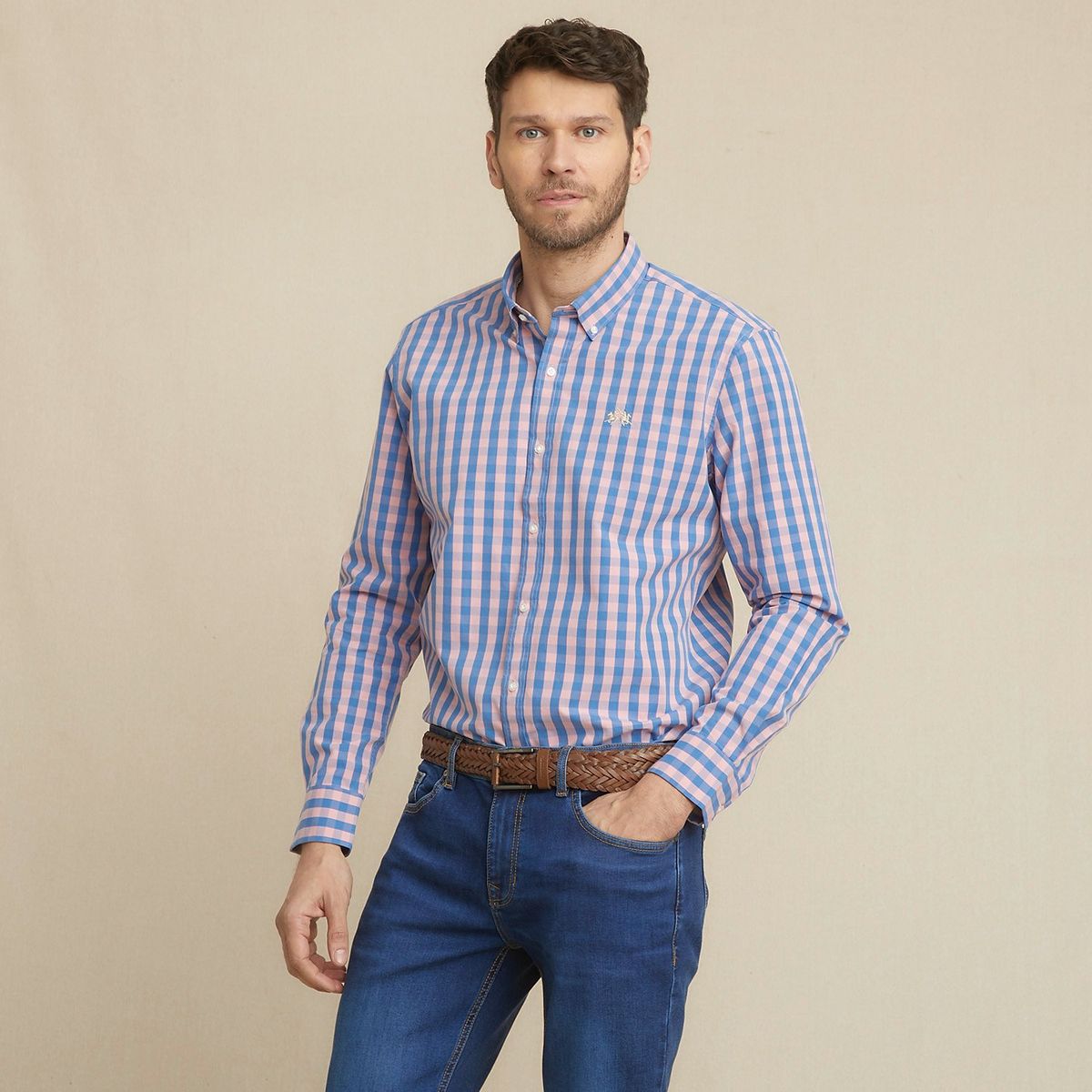 LA MARTINA - Camisa Hombre Manga larga Regular fit La Martina
