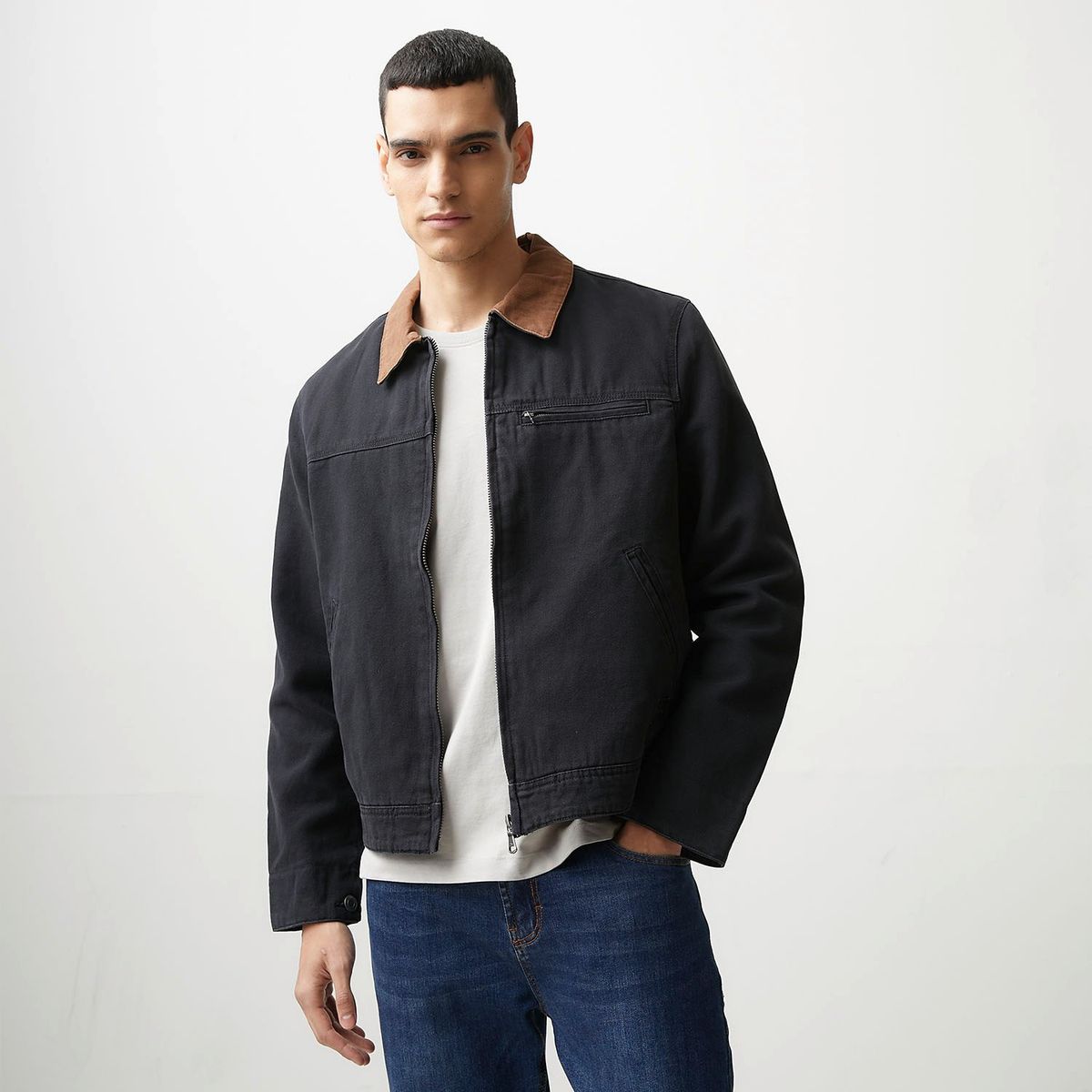 BASEMENT - Chaqueta Hombre de Algodón Basement