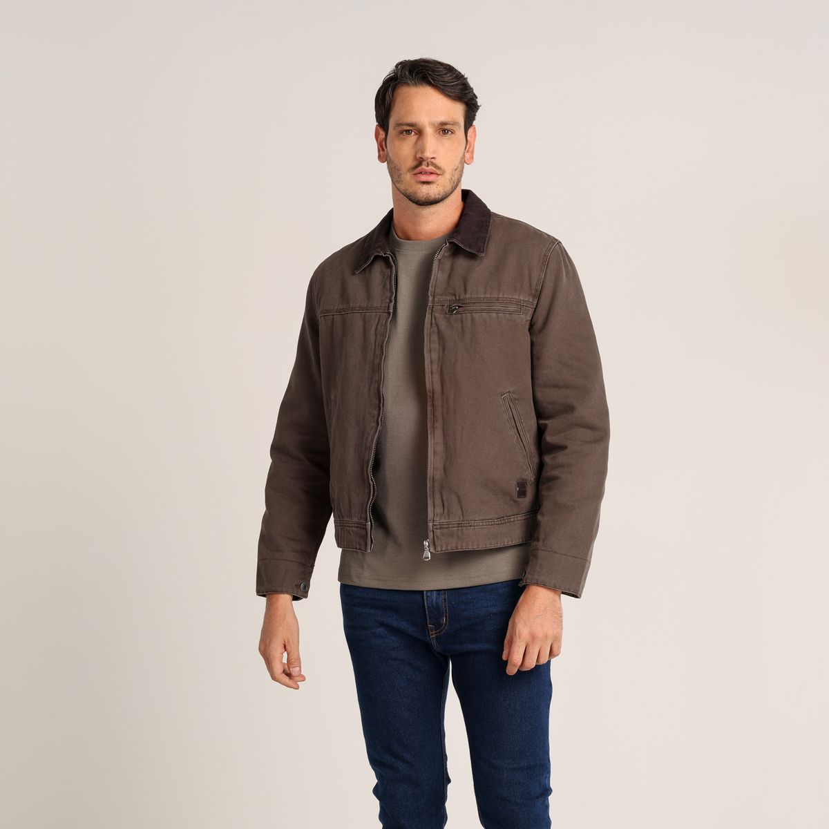 BASEMENT - Chaqueta Hombre de Algodón Basement