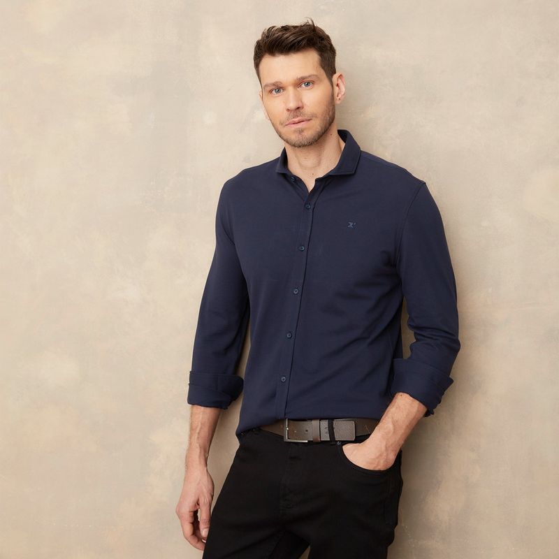 WOLF & HANK - Camisa Hombre Manga larga Slim fit Wolf & Hank