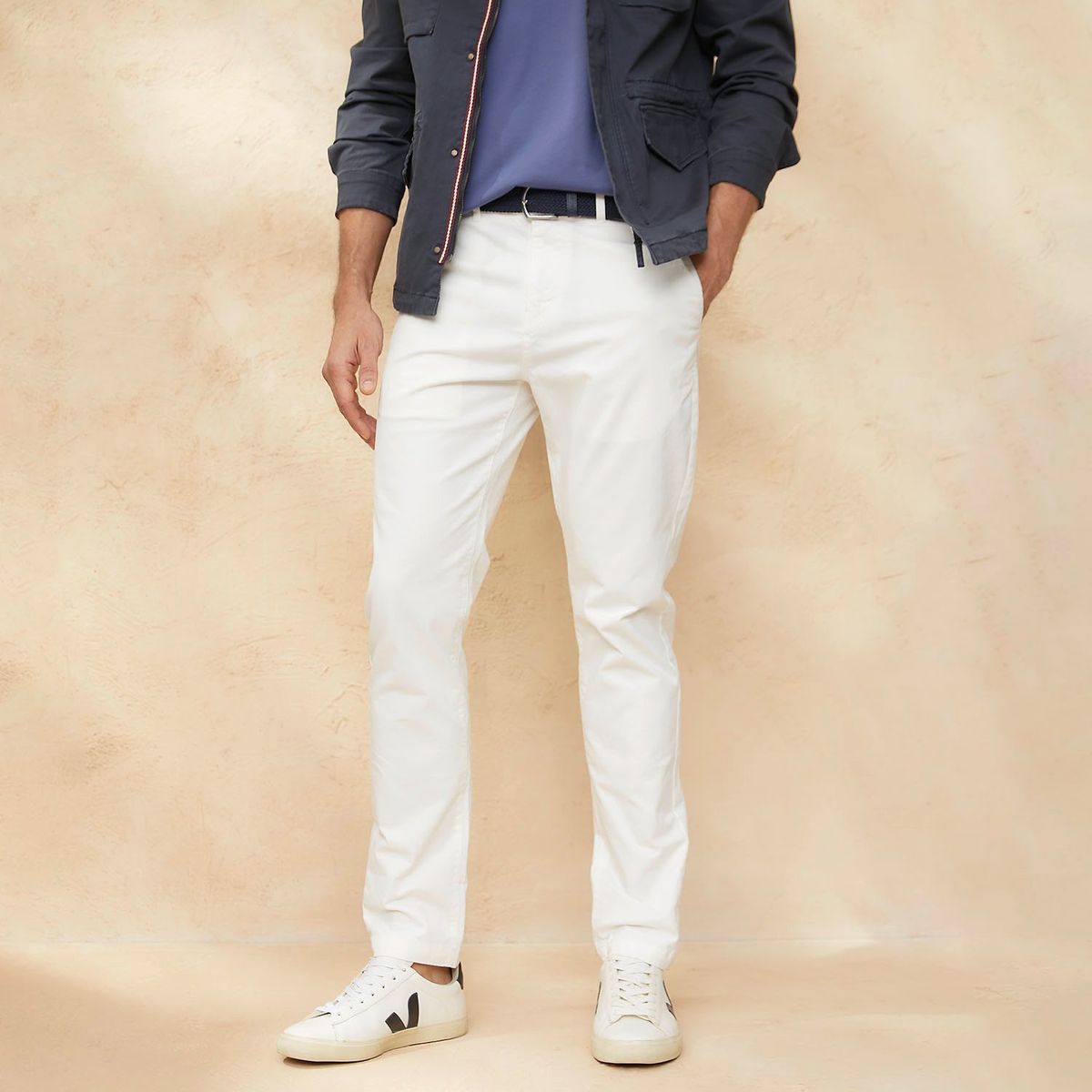 CASCAIS - Pantalón Chino Hombre Slim de Algodón Cascais.
