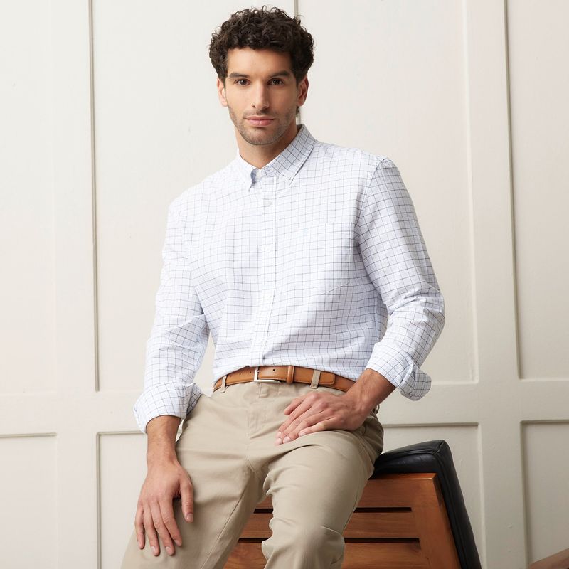 CHRISTIAN LACROIX - Camisa Hombre de Cuadros Manga larga de Algodón Christian Lacroix