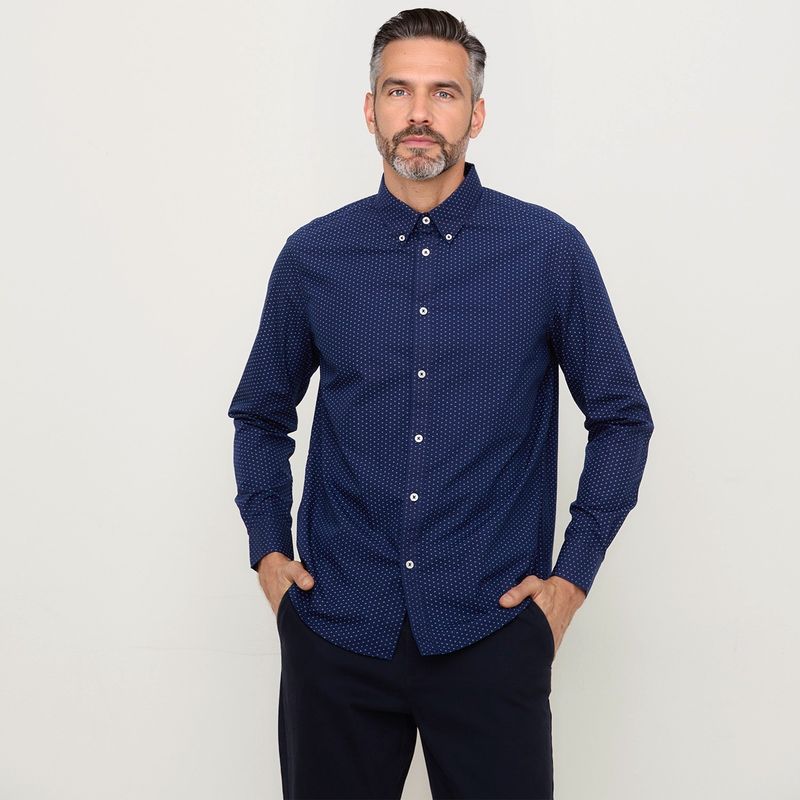 CHRISTIAN LACROIX - Camisa Hombre con Estampado Manga larga de Algodón Christian Lacroix