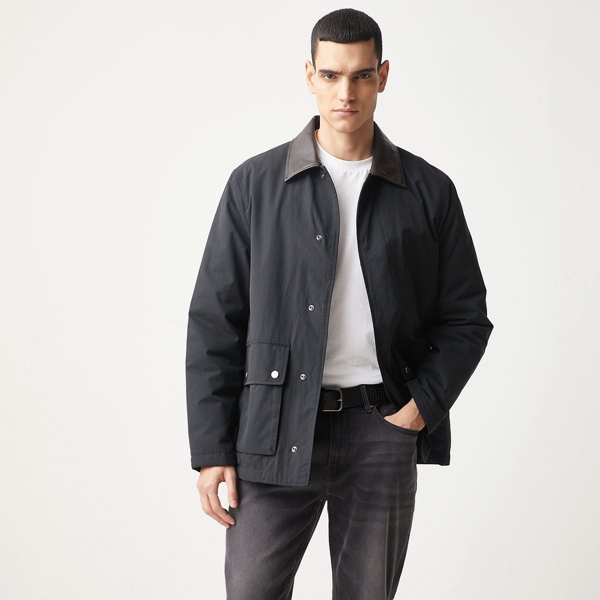 BASEMENT - Chaqueta Hombre de Algodón Basement