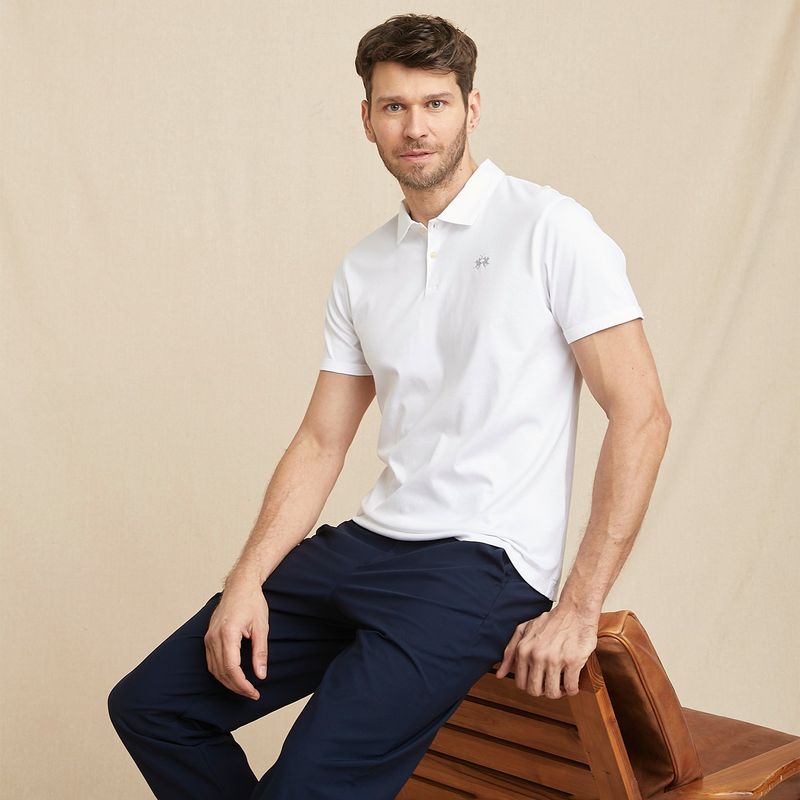 LA MARTINA - Camiseta polo Hombre de Algodón La Martina