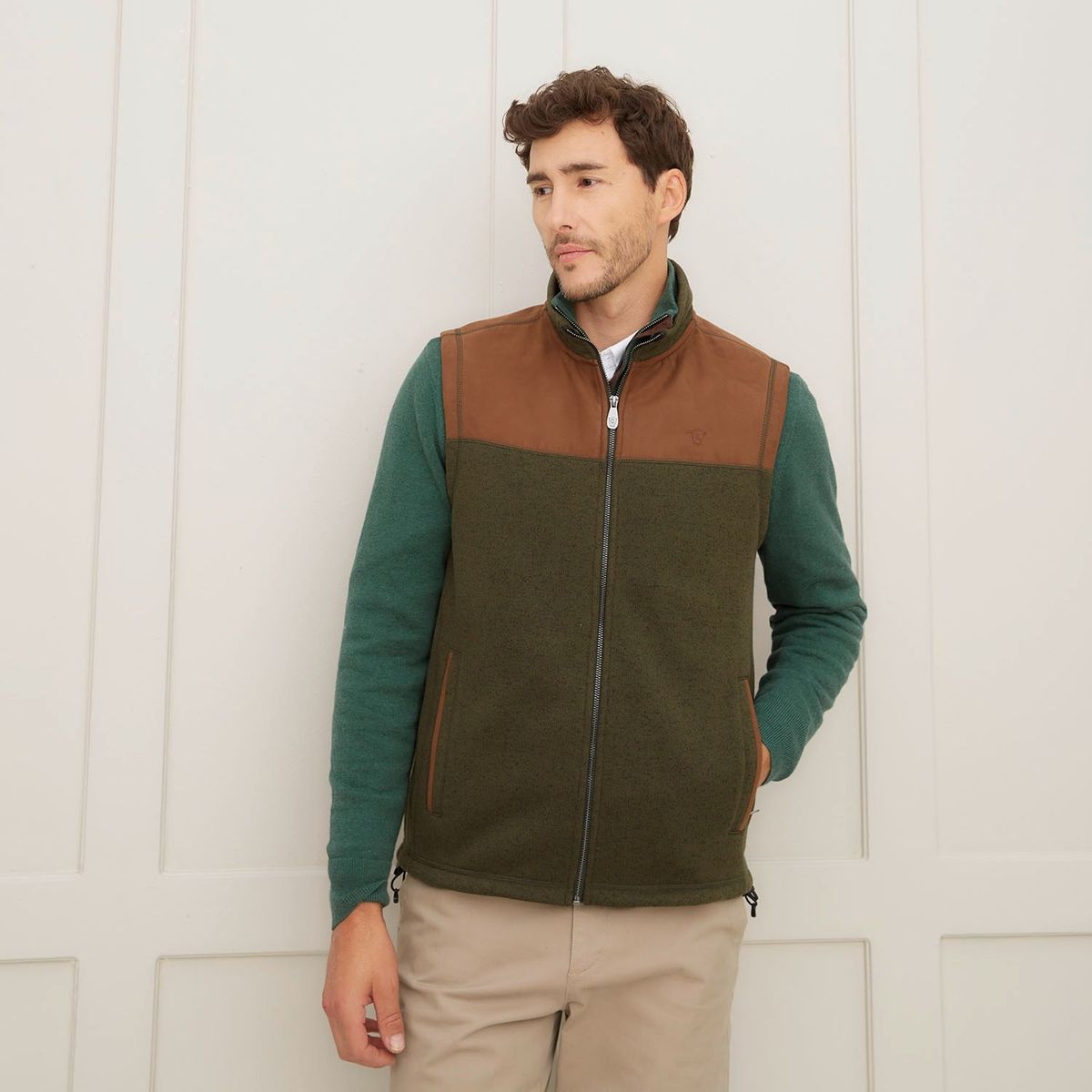 CHRISTIAN LACROIX - Chaleco Hombre Bloque de Color de CHRISTIAN LACROIX