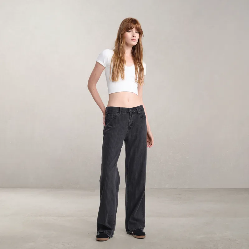 DENIMLAB - Jean Recto Mujer Tiro alto Denimlab