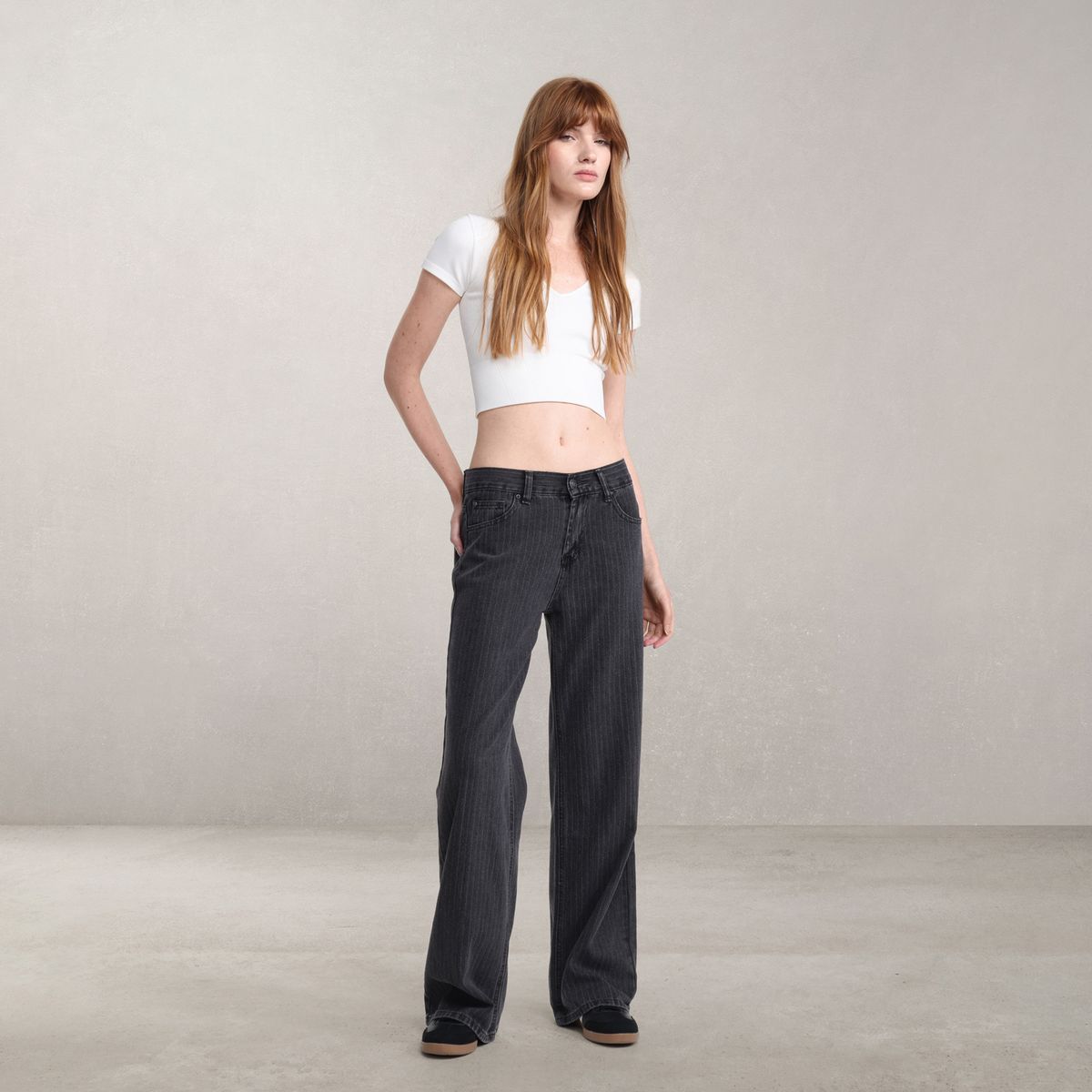 DENIMLAB - Jean Recto Mujer Tiro alto Denimlab