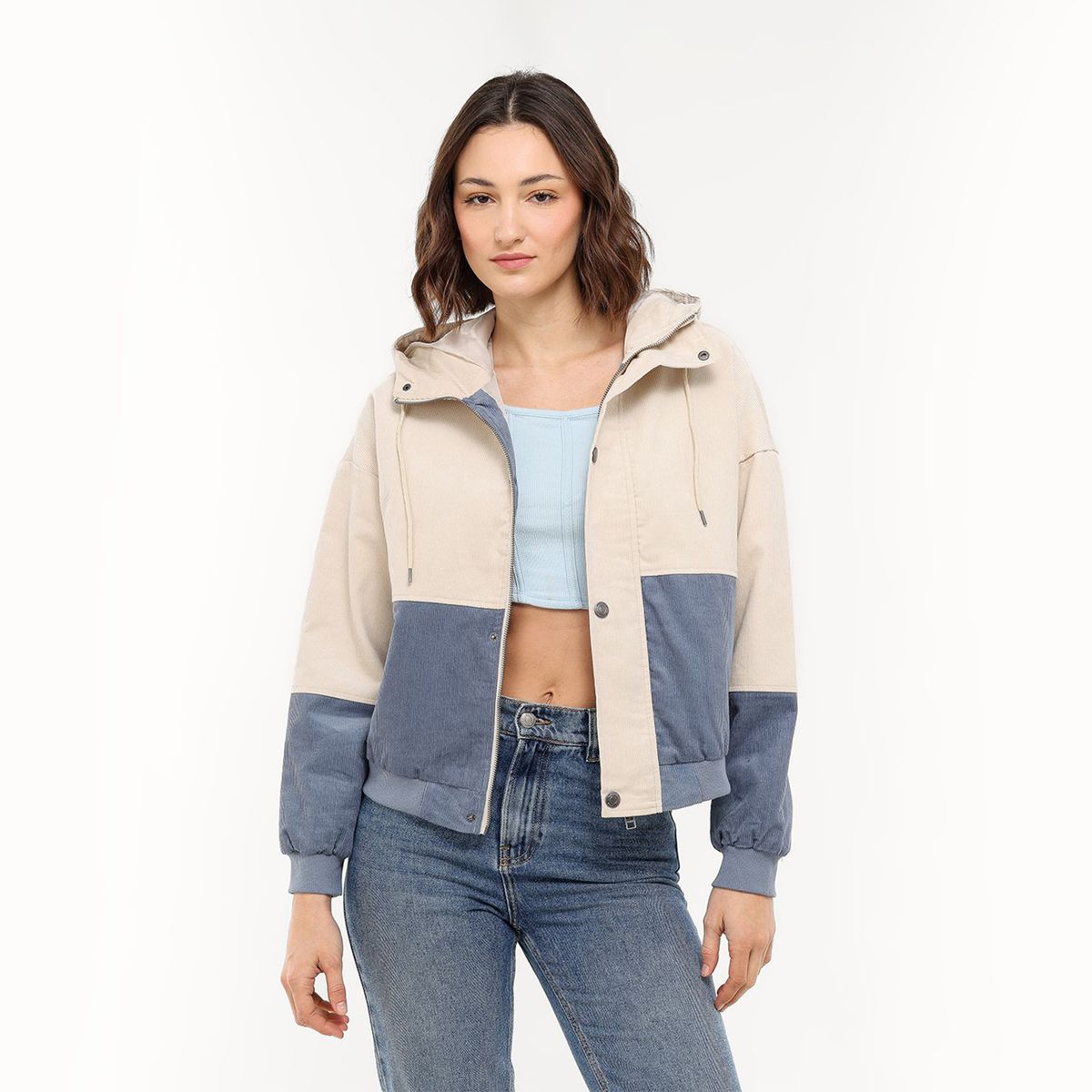 DOO AUSTRALIA - Cortaviento Mujer Slim fit de Algodón Doo Australia