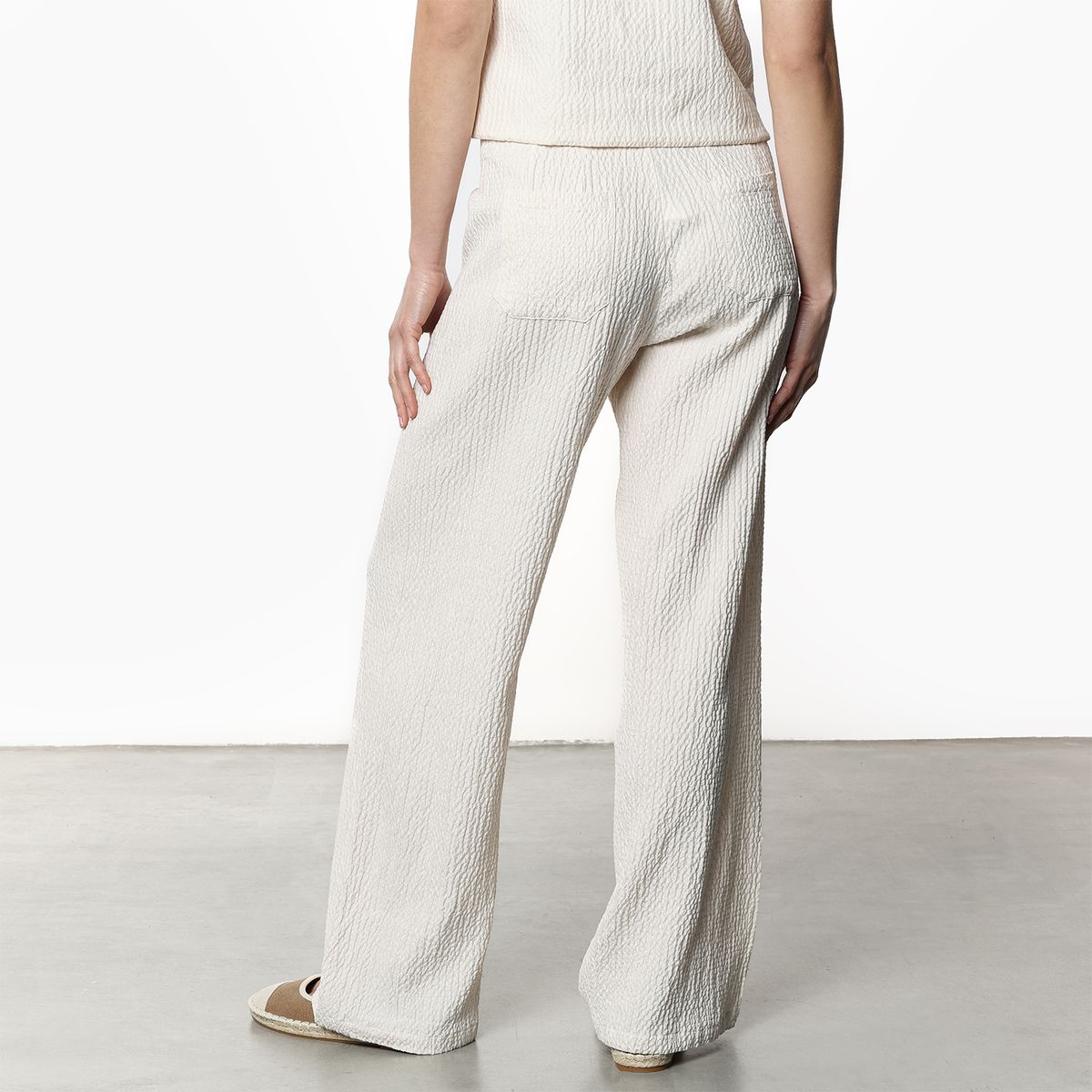 DENIMLAB - Pantalón Wide leg Mujer Tiro medio Denimlab