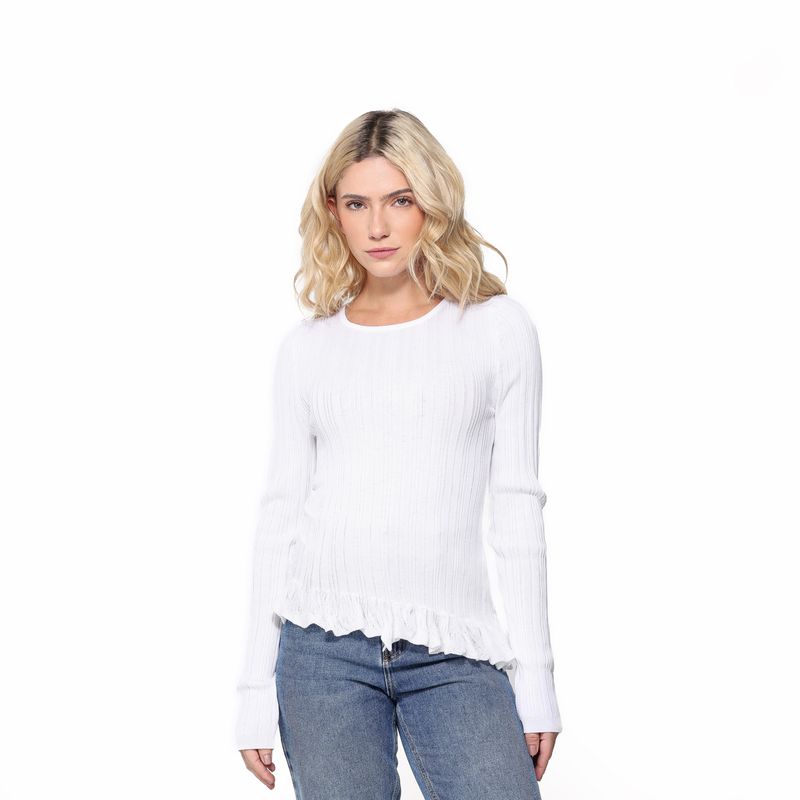SYBILLA - Blusa Mujer Tejido Manga larga Sybilla