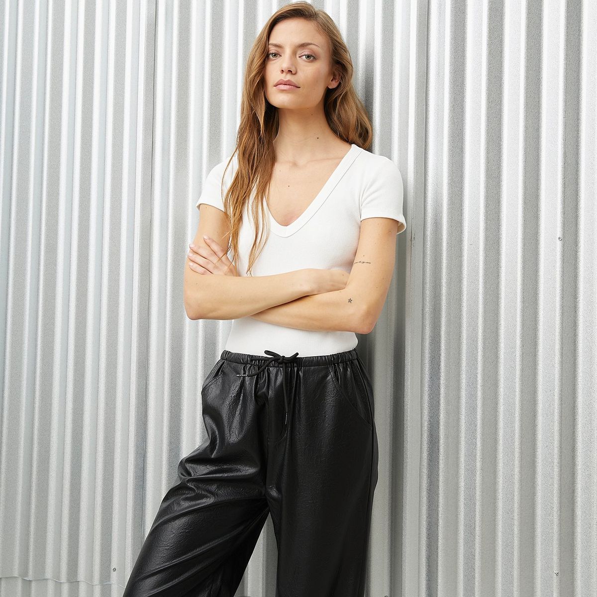 DENIMLAB - Body Mujer Manga corta de Algodón Denimlab Slim fit