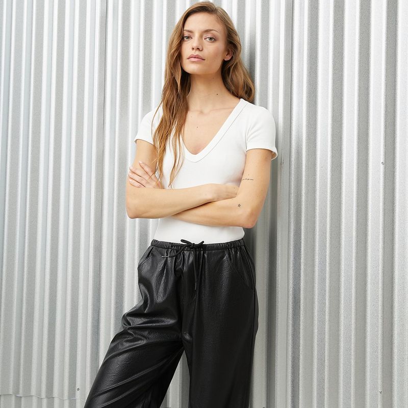 DENIMLAB - Body Mujer Manga corta de Algodón Denimlab