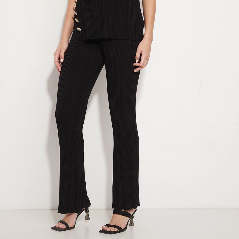 MOSSIMO - Pantalón Flare Mujer Tiro alto Mossimo