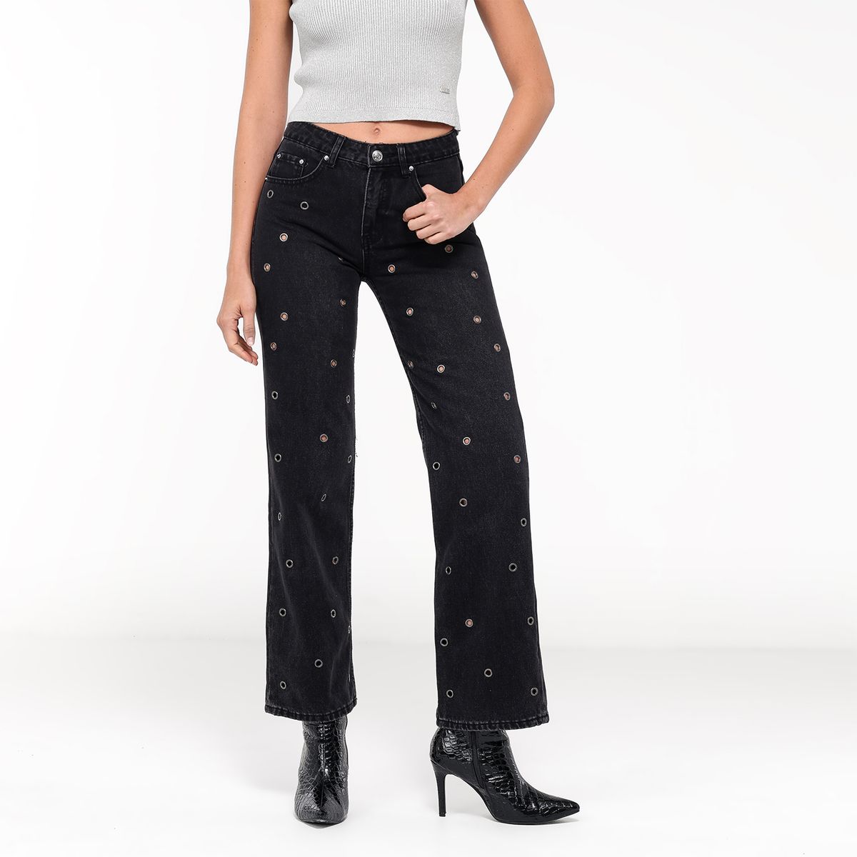 MOSSIMO - Jean Skinny Mujer Tiro medio Mossimo