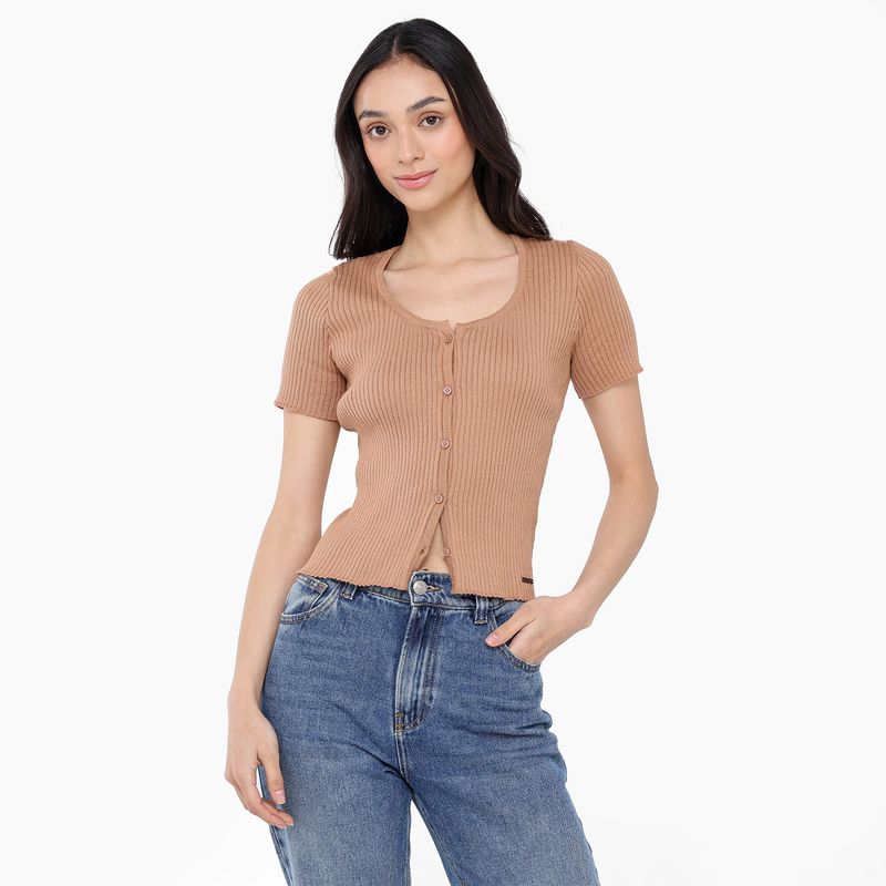 DOO AUSTRALIA - Blusa Mujer Tejido Manga corta Doo Australia 