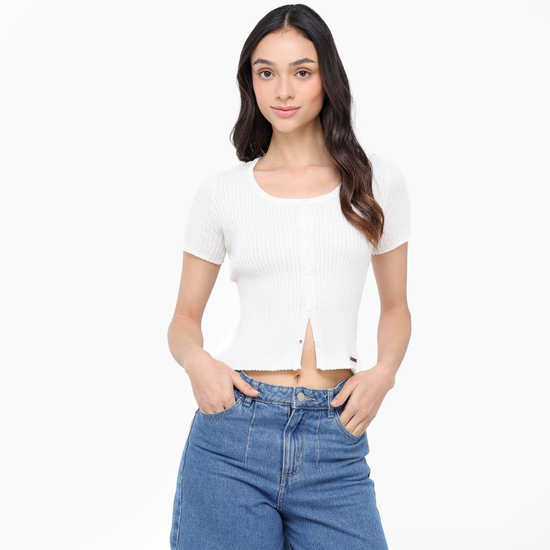 DOO AUSTRALIA - Blusa Mujer Tejido Manga corta Doo Australia 