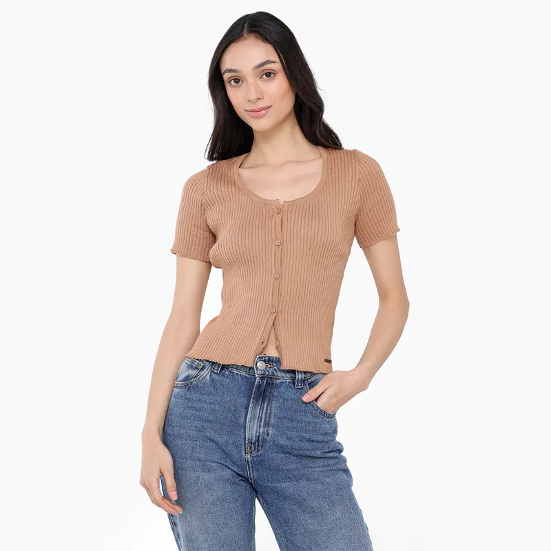 DOO AUSTRALIA - Blusa Mujer Tejido Manga corta Doo Australia 