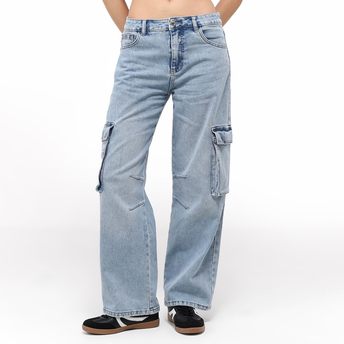 DOO AUSTRALIA - Jean Cargo Mujer Tiro medio Doo Australia