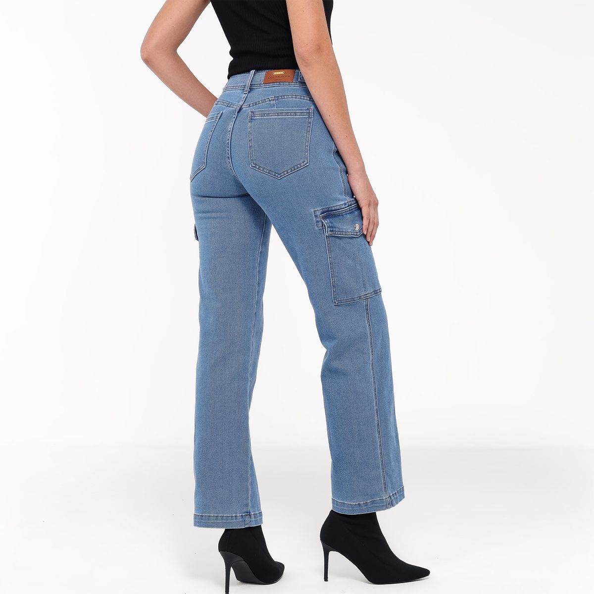 MOSSIMO - Jean Flare Mujer Tiro medio Mossimo