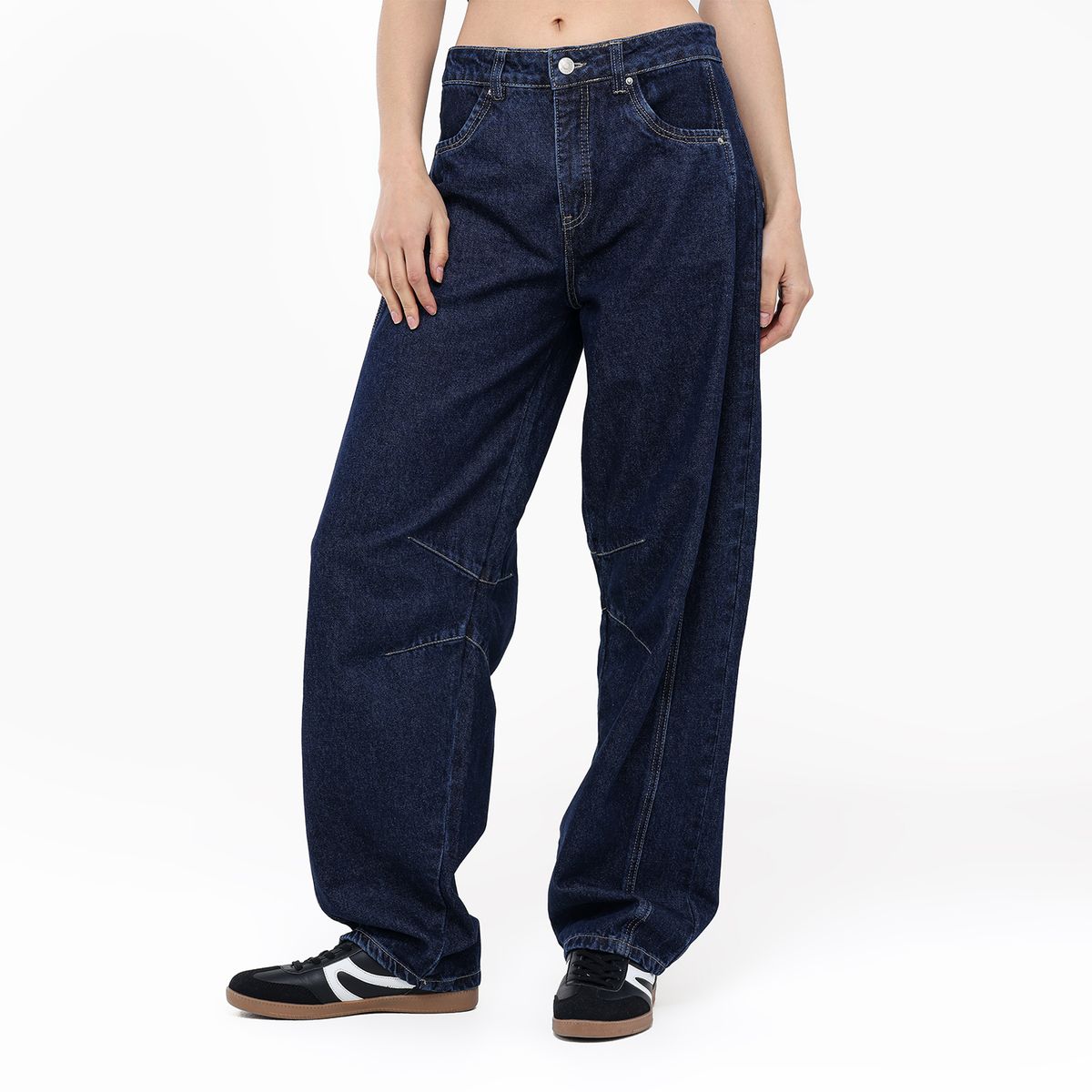 SYBILLA - Jean Balloon Mujer Tiro medio Sybilla 