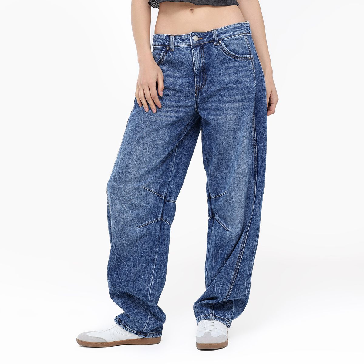 SYBILLA - Jean Balloon Mujer Tiro medio Sybilla 