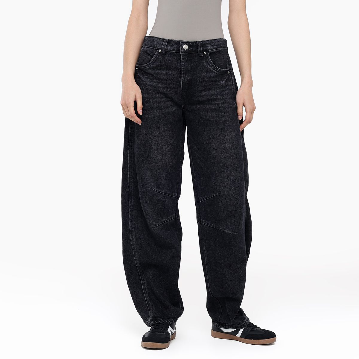 SYBILLA - Jean Balloon Mujer Tiro medio Sybilla 