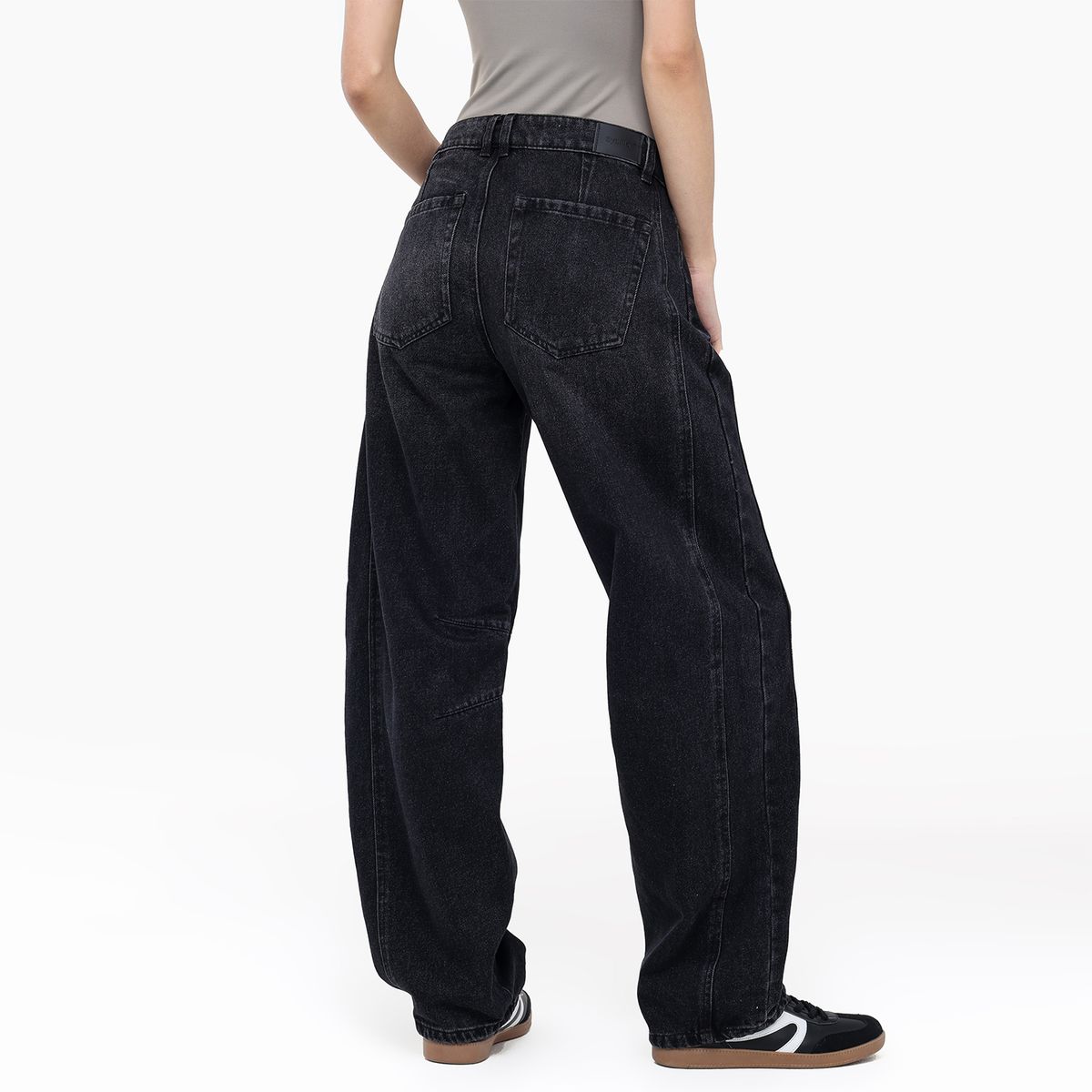 SYBILLA - Jean Balloon Mujer Tiro medio Sybilla 