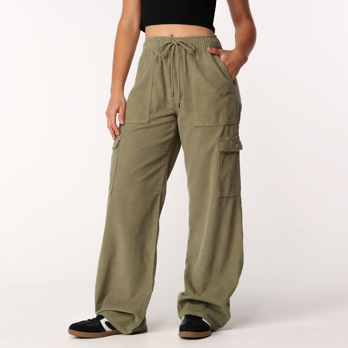DOO AUSTRALIA - Pantalón Recto Mujer Tiro medio de Algodón Doo Australia