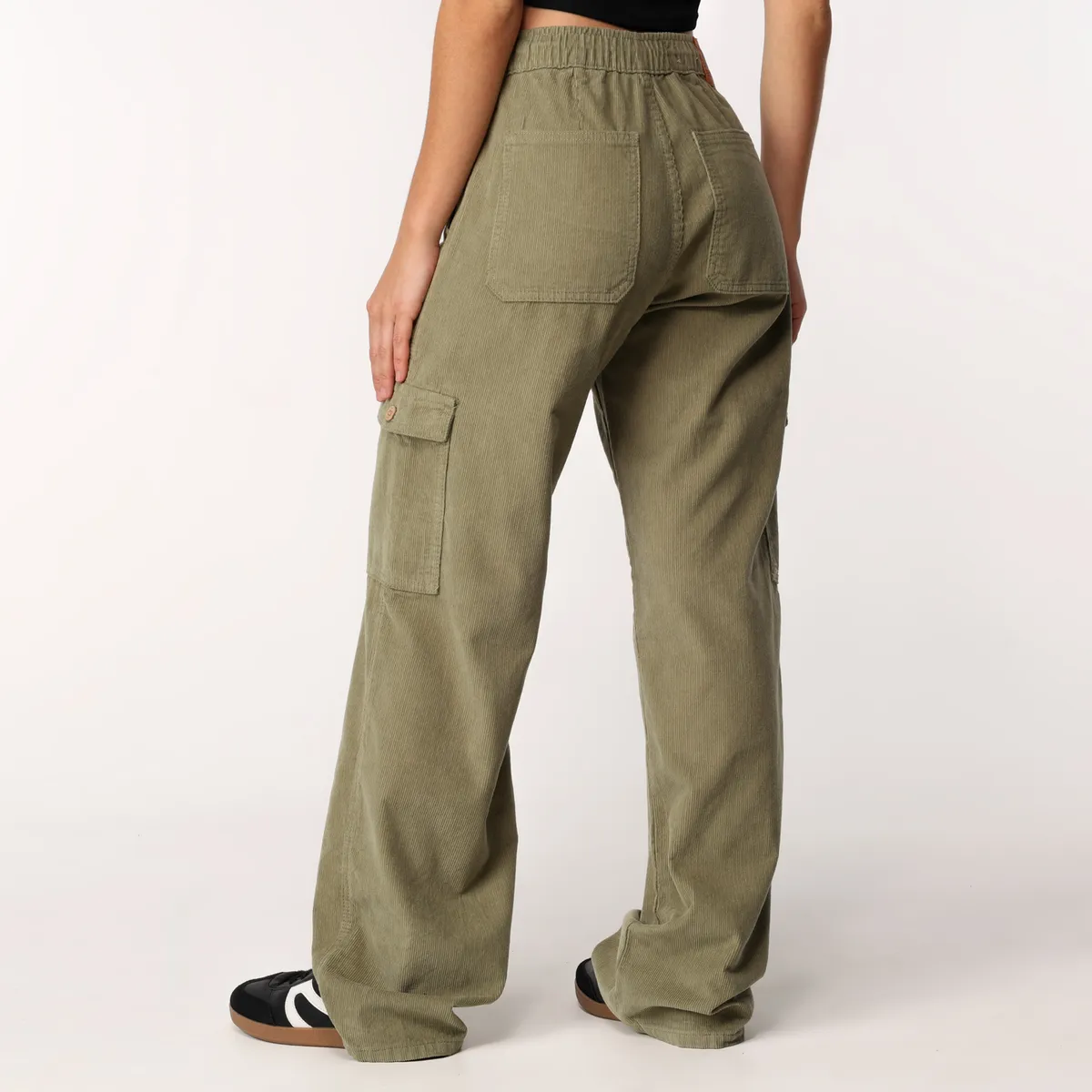DOO AUSTRALIA - Pantalón Recto Mujer Tiro medio de Algodón Doo Australia