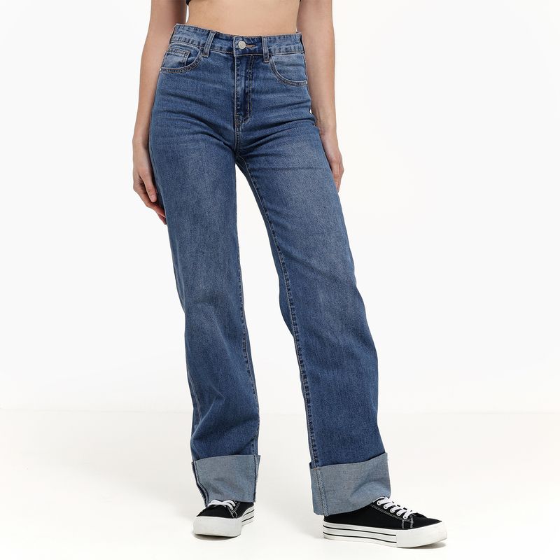 DOO AUSTRALIA - Jean Recto Mujer Tiro alto Doo Australia