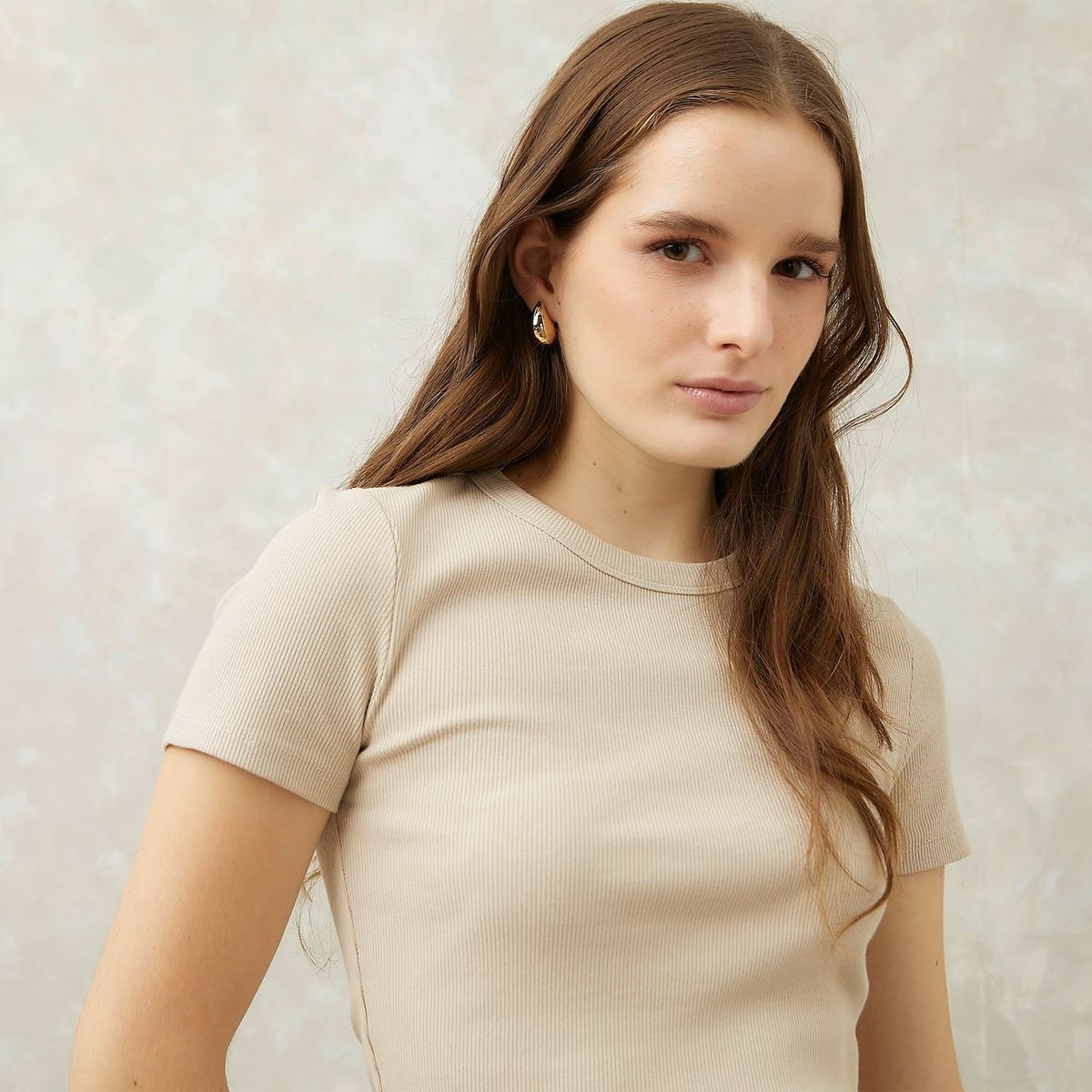 SYBILLA - Camiseta Mujer Manga corta de Algodón Sybilla