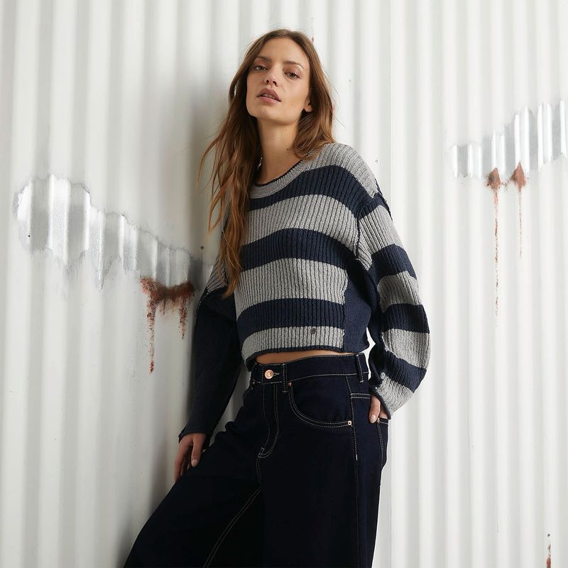 DENIMLAB - Saco Mujer Tejido de Algodón Denimlab
