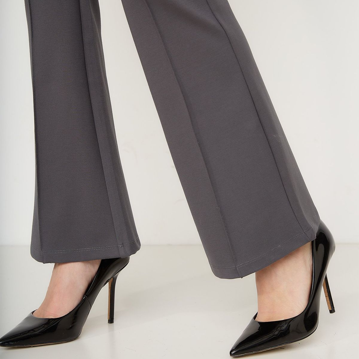 MOSSIMO - Pantalón Flare Mujer Tiro medio Mossimo