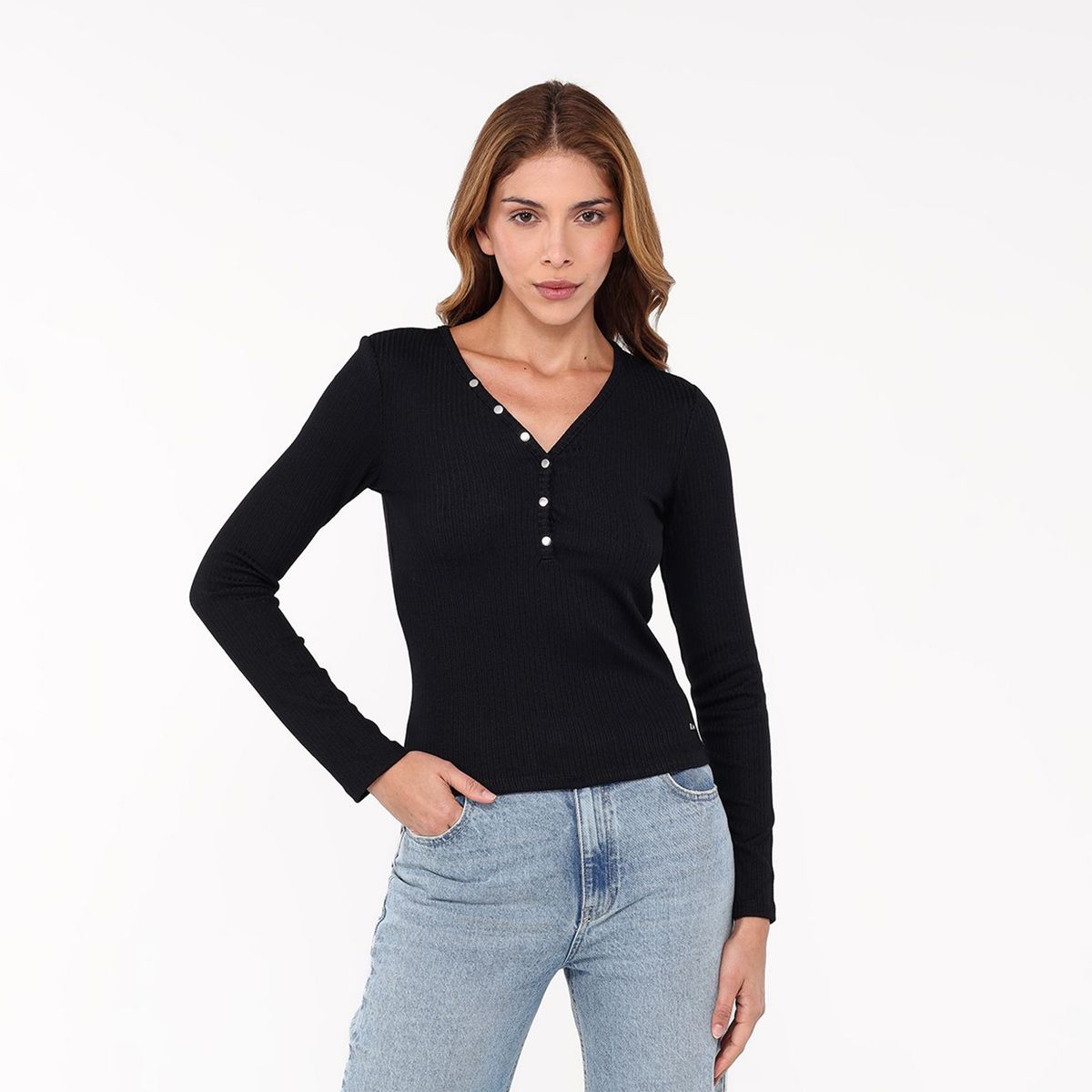 MOSSIMO - Camisa Mujer Manga larga Mossimo