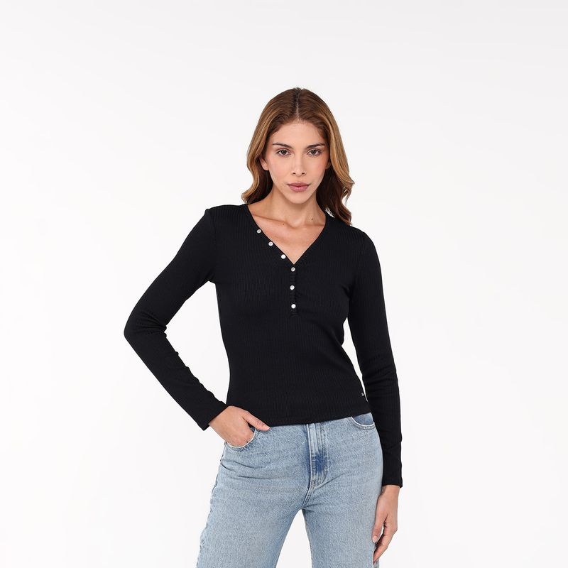 MOSSIMO - Camisa Mujer Manga larga Mossimo