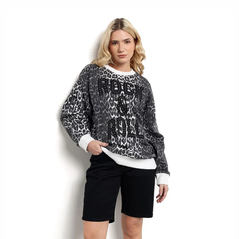 DENIMLAB - Buzo Mujer con Estampado de Algodón Denimlab